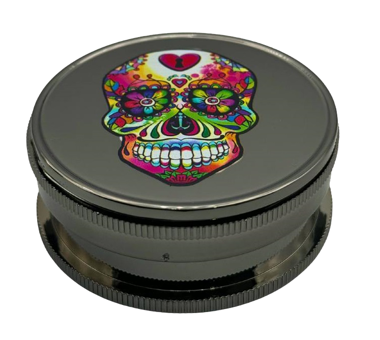 Arsenal Splashy Skull 60mm 3pc Grinder